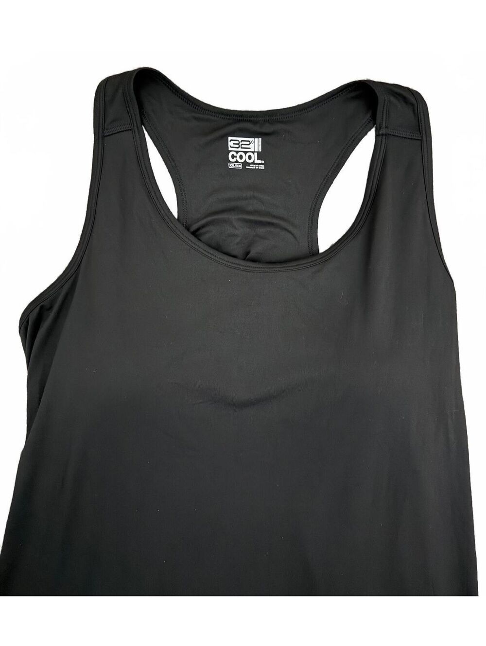 32 Degrees NEW Racerback Bra Dress Size XXL Black Minimalist Sleeveless Summer - Picture 4 of 9